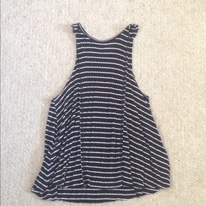 Black and white striped shirt